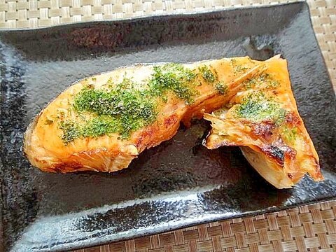 鮭の青のり焼き